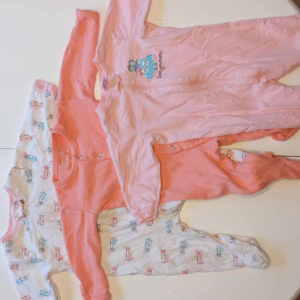 4/$15- Set of 3 Sleepers 3-6MO